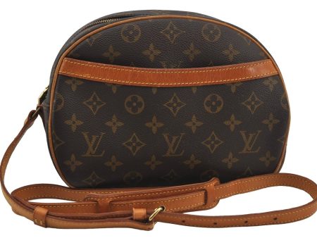 Authentic Louis Vuitton Monogram Blois Shoulder Cross Body Bag M51221 LV 6772J For Cheap