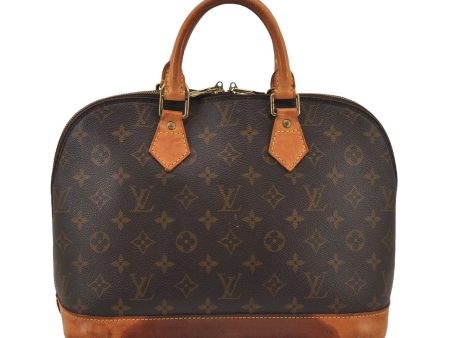 Authentic Louis Vuitton Monogram Alma Hand Bag Purse M51130 LV 7596J Hot on Sale