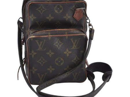 Authentic Louis Vuitton Monogram Amazone Shoulder Cross Bag Old Model Junk K9066 For Cheap