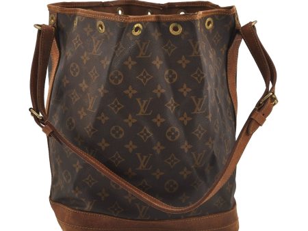 Authentic Louis Vuitton Monogram Noe Shoulder Drawstring Bag M42224 LV 6427J For Cheap