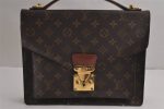 Authentic Louis Vuitton Monogram Monceau 2Way Shoulder Hand Bag M51185 LV  6763J For Sale