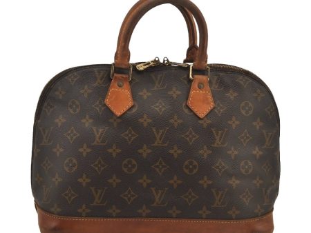 Authentic Louis Vuitton Monogram Alma Hand Bag Purse M51130 LV 6720J Sale