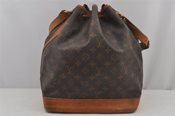 Authentic Louis Vuitton Monogram Noe Shoulder Drawstring Bag M42224 LV 6769J Sale