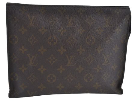 Auth Louis Vuitton Monogram Poche Toilette 26 Cosmetics Pouch Old Model LV K8829 Online Sale