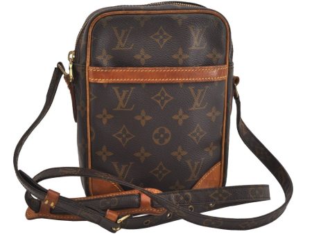 Authentic Louis Vuitton Monogram Danube Shoulder Cross Bag M45266 Junk 6793J For Cheap