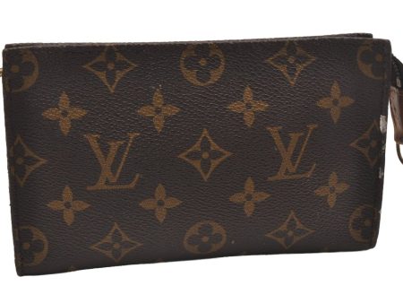 Authentic Louis Vuitton Monogram Pouch For Bucket PM LV Junk 6186J Supply