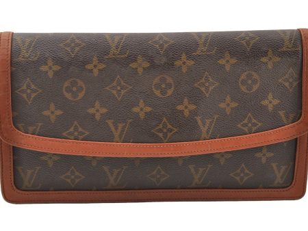 Auth Louis Vuitton Monogram Pochette Dame GM Clutch Hand Bag Old Model LV 9716I Hot on Sale