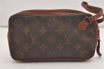 Auth Louis Vuitton Monogram Pochette Sport PM Clutch Hand Bag Old Model LV 4568J Discount