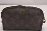 Authentic Louis Vuitton Monogram Pochette Cosmetic Pouch M47515 LV Junk 3008J Online Sale