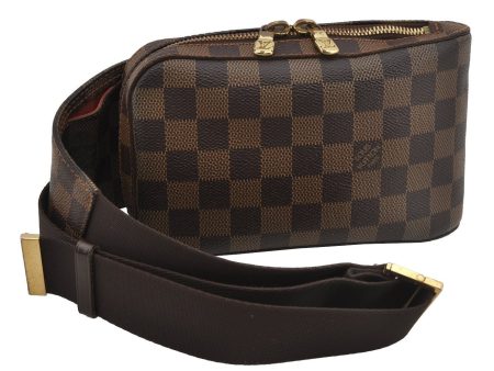 Authentic Louis Vuitton Damier Geronimos Waist Body Bag N51994 LV 4005J Online