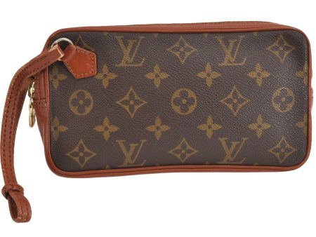 Auth Louis Vuitton Monogram Pochette Sport PM Clutch Hand Bag Old Model LV 1773J Hot on Sale