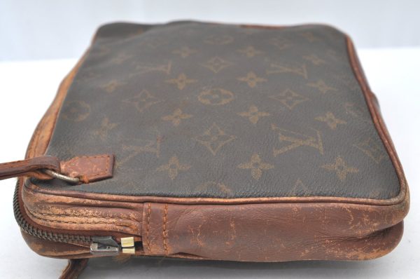 Auth Louis Vuitton Monogram Pochette Sport Clutch Hand Bag Old Model Junk K8168 Discount