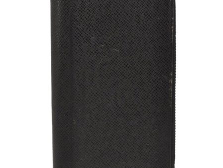 Authentic Louis Vuitton Taiga Zippy Wallet Vertical Long Black M32822 LV 0378J Cheap