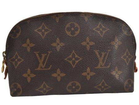 Authentic Louis Vuitton Monogram Pochette Cosmetic Pouch M47515 LV Junk 3795J Fashion