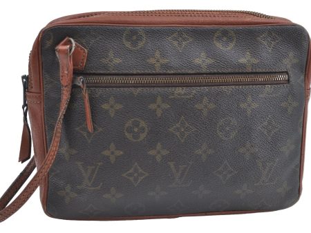 Auth Louis Vuitton Monogram Pochette Sport PM Clutch Bag Old Model Junk K8405 Online