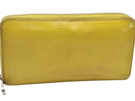 Authentic Louis Vuitton Epi Zippy Long Wallet Purse Yellow M60309 LV 1238J Cheap