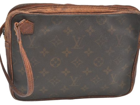 Auth Louis Vuitton Monogram Pochette Sport Clutch Hand Bag Old Model Junk K8168 Discount