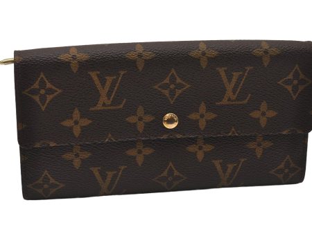 Authentic Louis Vuitton Monogram Portefeuille Sarah Purse Wallet M61734 LV 9978I Discount