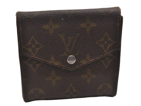 Authentic Louis Vuitton Monogram Porte Monnaie Billets Wallet M61660 Junk 3015J For Discount