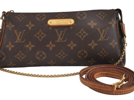 Auth Louis Vuitton Monogram Eva 2Way Shoulder Accessories Pouch M95567 LV 3168J Cheap