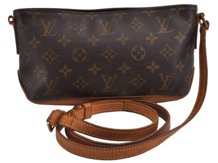 Authentic Louis Vuitton Monogram Trotteur Shoulder Cross Bag M51240 Junk 3108J Online Hot Sale