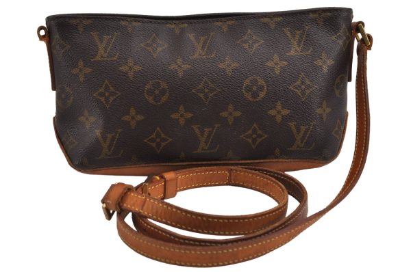 Authentic Louis Vuitton Monogram Trotteur Shoulder Cross Bag M51240 Junk 3108J Online Hot Sale