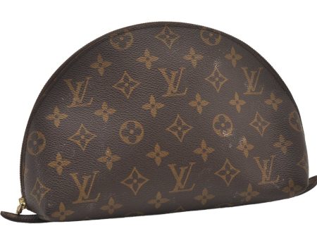 Authentic Louis Vuitton Monogram Trousse Demi Ronde 23 Pouch M47520 Junk 2404J Fashion