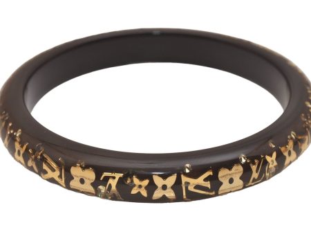 Authentic Louis Vuitton Uncle John TPM Bangle Bracelet Brown M65662 LV 6821J Supply