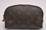 Authentic Louis Vuitton Monogram Pochette Cosmetic Pouch M47515 LV Junk 3008J Online Sale