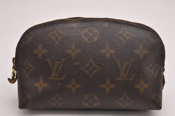 Authentic Louis Vuitton Monogram Pochette Cosmetic Pouch M47515 LV Junk 3008J Online Sale