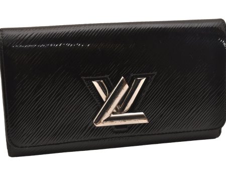 Auth Louis Vuitton Epi Electric Portefeuille Twist Wallet Black M6117N LV 5124J For Discount