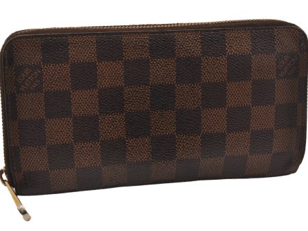 Authentic Louis Vuitton Damier Zippy Long Wallet Purse N60015 LV 5399J Online now