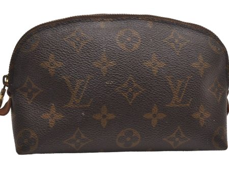 Authentic Louis Vuitton Monogram Pochette Cosmetic Pouch M47515 LV Junk 3008J Online Sale