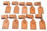 Authentic Louis Vuitton Name tag Handle Holder Beige 10Set LV K8284 Cheap