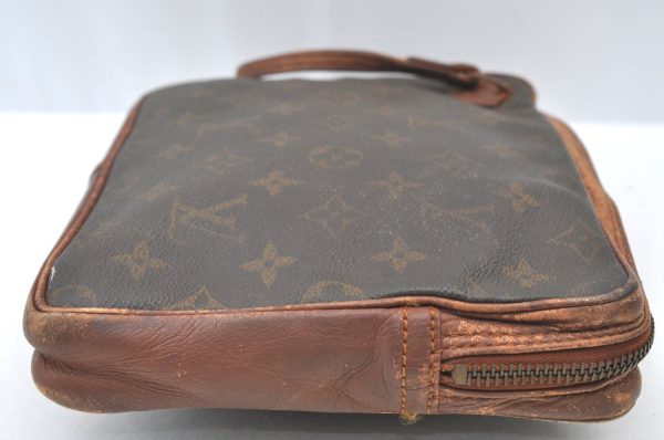 Auth Louis Vuitton Monogram Pochette Sport Clutch Hand Bag Old Model Junk K8168 Discount