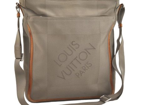 Auth Louis Vuitton Damier Geant Compagnon Shoulder Cross Bag M93046 Beige 4900J Online now