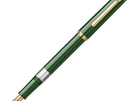 Scrikss 419 Fountain Pen - Dark Green GT Online Sale