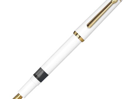 Scrikss 419 Fountain Pen - White GT Discount