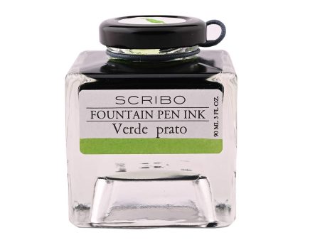 Scribo Verde Prato Ink Bottle, Green - 90ml Hot on Sale