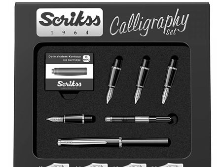 Scrikss Calligraphy Pen Set - Black CT Online Sale