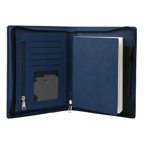 Scholar Vivant Folder Blue Notebook - A5, Ruled Fashion