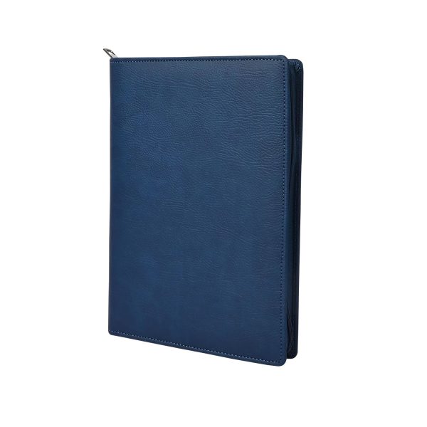 Scholar Vivant Folder Blue Notebook - A5, Ruled Fashion