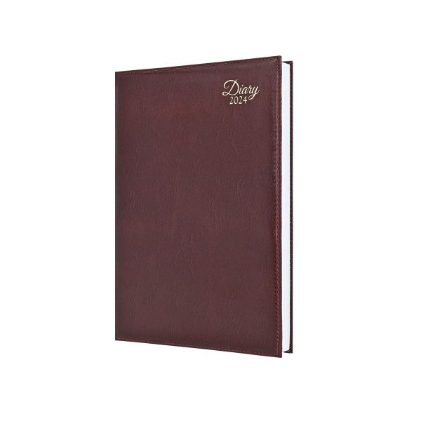 Scholar Leatherite 2025 B5 Daily Planner – Maroon Cheap