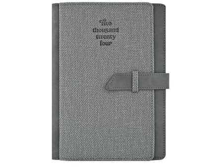 Scholar Folio 2025 A5 Daily Planner – Grey Supply