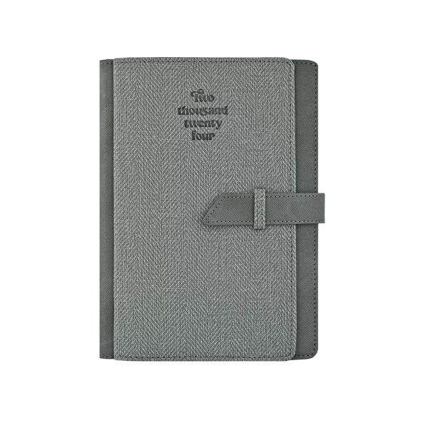 Scholar Folio 2025 A5 Daily Planner – Grey Supply