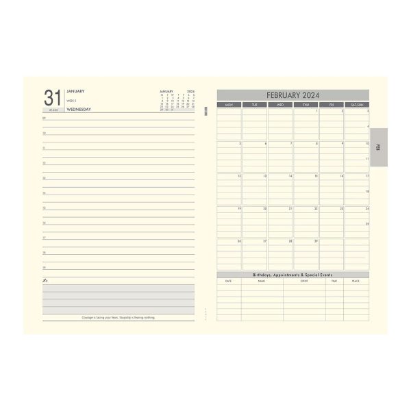 Scholar Jade 2025 B5 Daily Planner – Blue Online