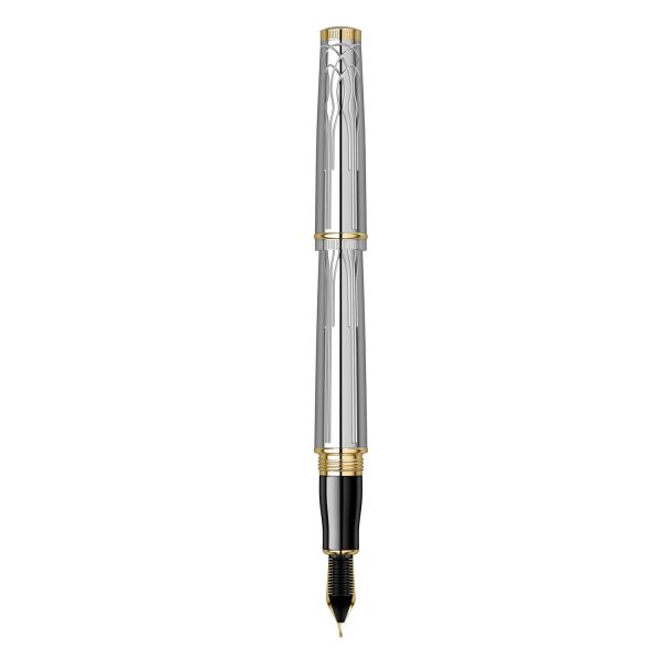 Scrikss Heritage Fountain Pen - Chrome GT Sale