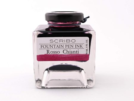 Scribo Rosso Chianti Ink Bottle, Red - 90ml Online Hot Sale