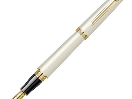 Scrikss Heritage Fountain Pen - White Pearl GT Cheap