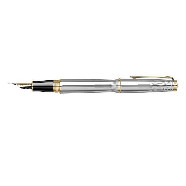 Scrikss Heritage Fountain Pen - Chrome GT Sale